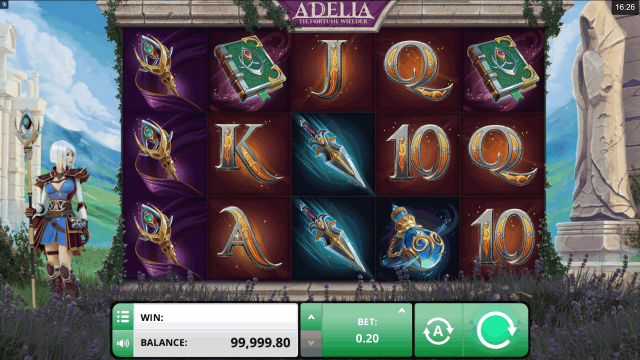 Характеристики слота Adelia The Fortune Wielder 1